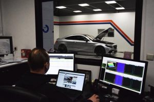Chiptuning Mercedes AMG C63 S testbank
